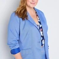 Liz Claiborne Womens Classic Fit Plus Blazer