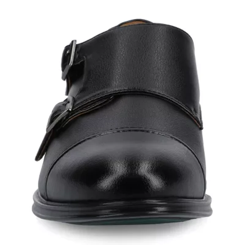 Vance Co Dillon Mens Almond Closed Toe Loafers