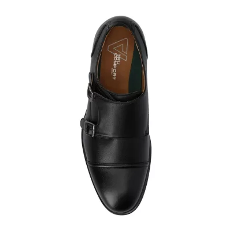 Vance Co Dillon Mens Almond Closed Toe Loafers