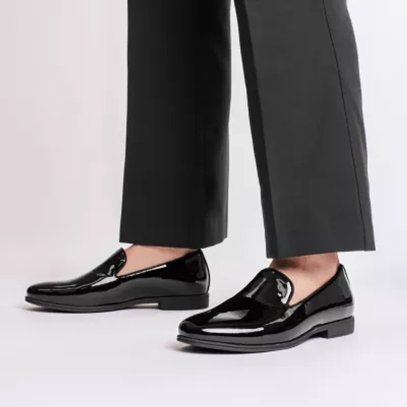 Vance Co Giovanni Mens Almond Closed Toe Loafers