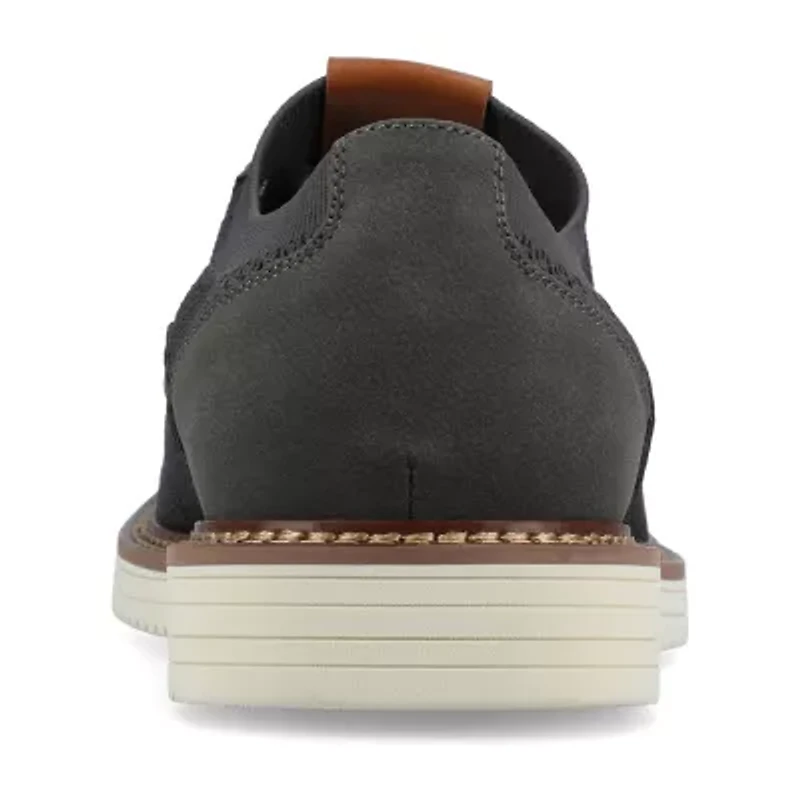 Vance Co Merrick Mens Almond Closed Toe Loafers