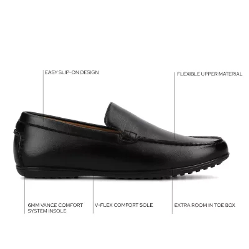 Vance Co Sergio Mens Moc Closed Toe Loafers