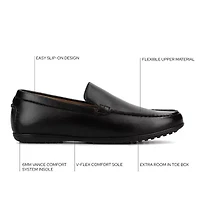 Vance Co Sergio Mens Moc Closed Toe Loafers