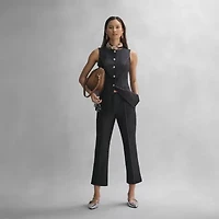 Worthington Khloe Womens Pointed Closed Toe Ballet Flats