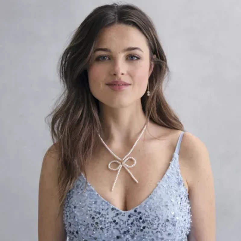 Bijoux Bar Womens 17 Inch Collar Necklace