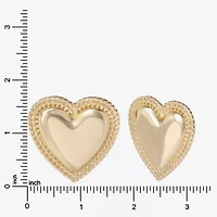 JS Jessica Simpson Gold Tone Womens Heart Drop Earrings