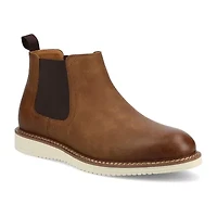 Vance Co Mens Salter Flat Heel Chelsea Boots