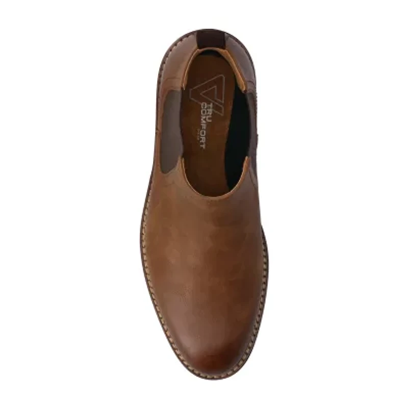 Vance Co Mens Salter Flat Heel Chelsea Boots