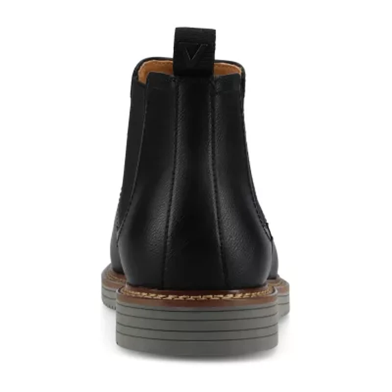 Vance Co Mens Salter Flat Heel Chelsea Boots