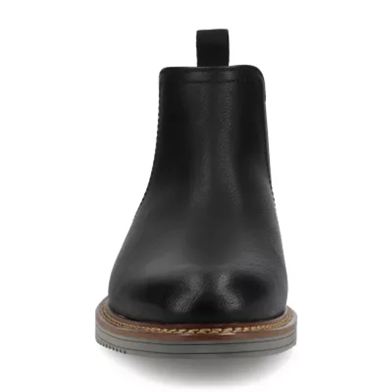 Vance Co Mens Salter Flat Heel Chelsea Boots