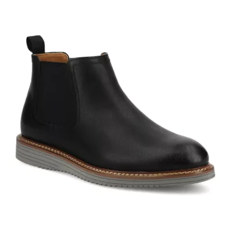Vance Co Mens Salter Flat Heel Chelsea Boots