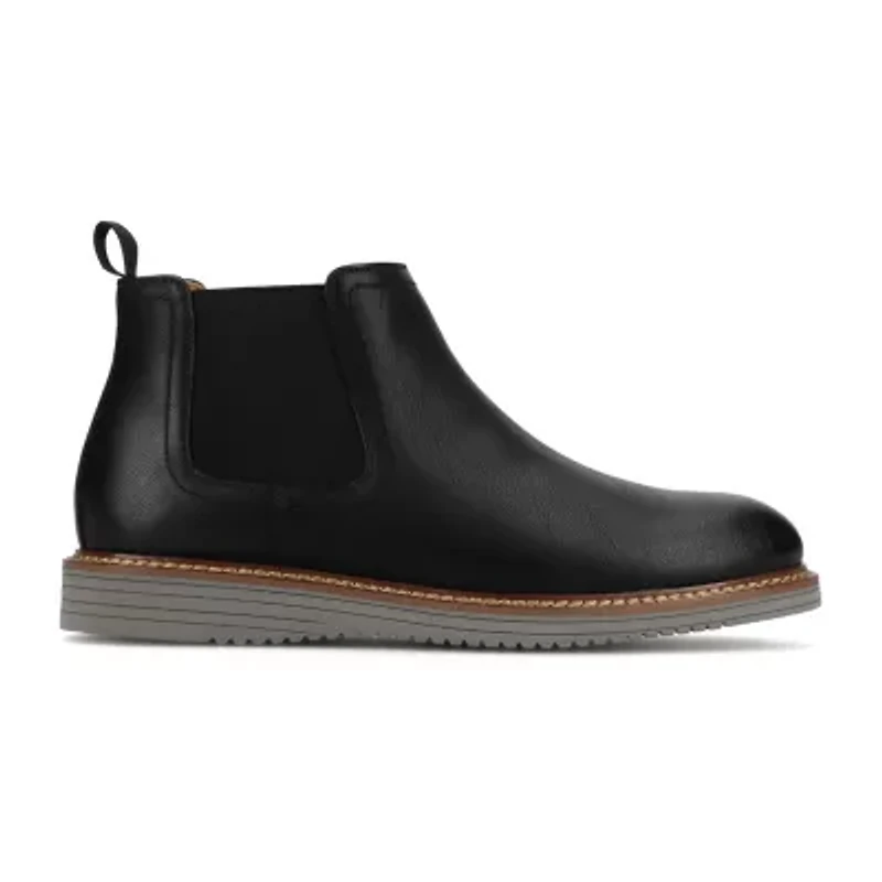 Vance Co Mens Salter Flat Heel Chelsea Boots