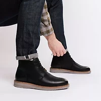 Vance Co Mens Stratton Flat Heel Chukka Boots