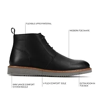 Vance Co Mens Stratton Flat Heel Chukka Boots