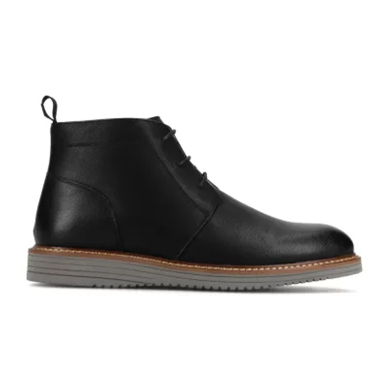 Vance Co Mens Stratton Flat Heel Chukka Boots