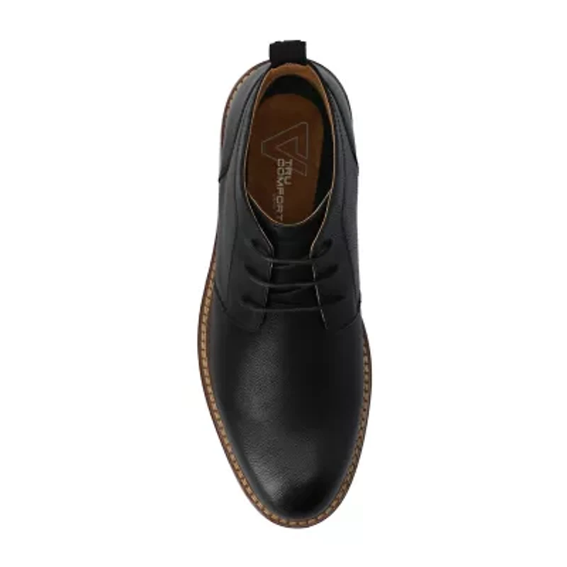 Vance Co Mens Stratton Flat Heel Chukka Boots