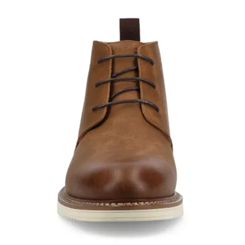 Vance Co Mens Stratton Flat Heel Chukka Boots