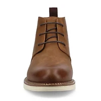 Vance Co Mens Stratton Flat Heel Chukka Boots