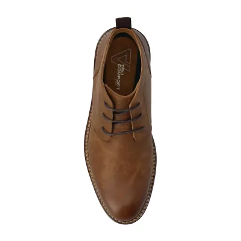 Vance Co Mens Stratton Flat Heel Chukka Boots
