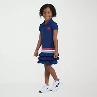 adidas Little Girls Short Sleeve T-Shirt Dress