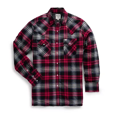 Ely Cattleman Mens Midweight Tall Shirt Jacket