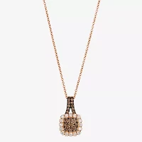Le Vian® Pendant featuring 1/3 CT. Chocolate Diamonds® 1/4 Nude Diamonds™ set 14K Strawberry Gold®