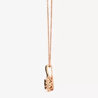 Le Vian® Pendant featuring 1/3 CT. Chocolate Diamonds® 1/4 Nude Diamonds™ set 14K Strawberry Gold®
