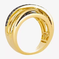 Levian Corp Le Vian Womens /8 CT. T.W. Natural Champagne Diamond 14K Gold Round Cocktail Ring