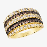 Levian Corp Le Vian Womens 1 7/8 CT. T.W. Natural Champagne Diamond 14K Gold Round Cocktail Ring