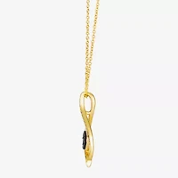 Levian Corp Le Vian (Champagne, I1-I2) Womens 1/3 CT. T.W. Natural Champagne Diamond 14K Gold Pendant Necklace