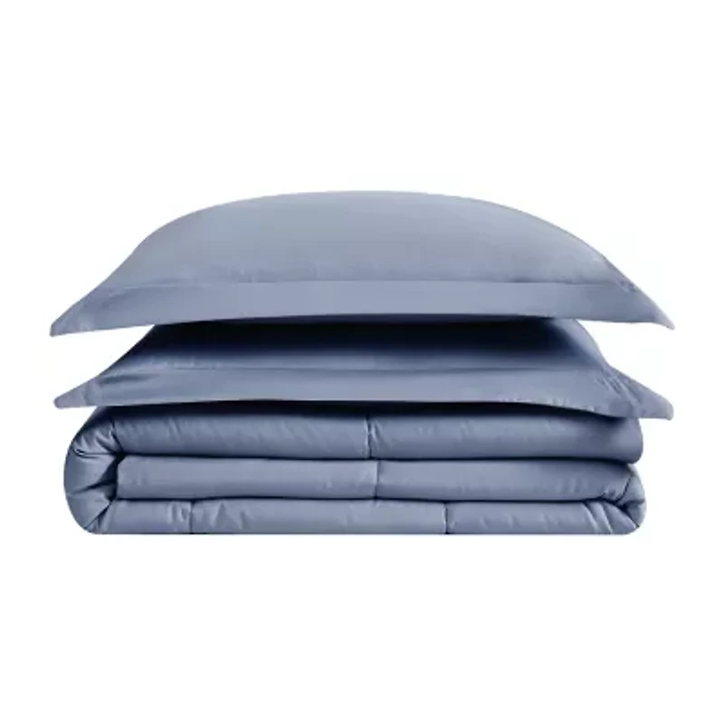 Truly Soft Solid Garment Washed 3-pc. Easy Care Comforter Set