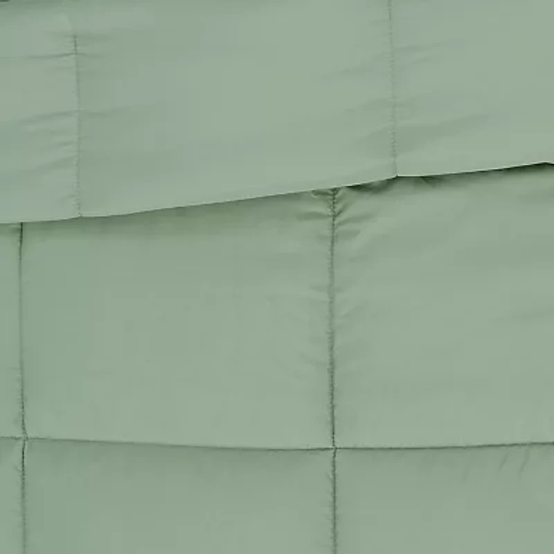 Truly Soft Solid Garment Washed 3-pc. Easy Care Comforter Set