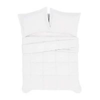 Truly Soft Solid Garment Washed 3-pc. Easy Care Comforter Set