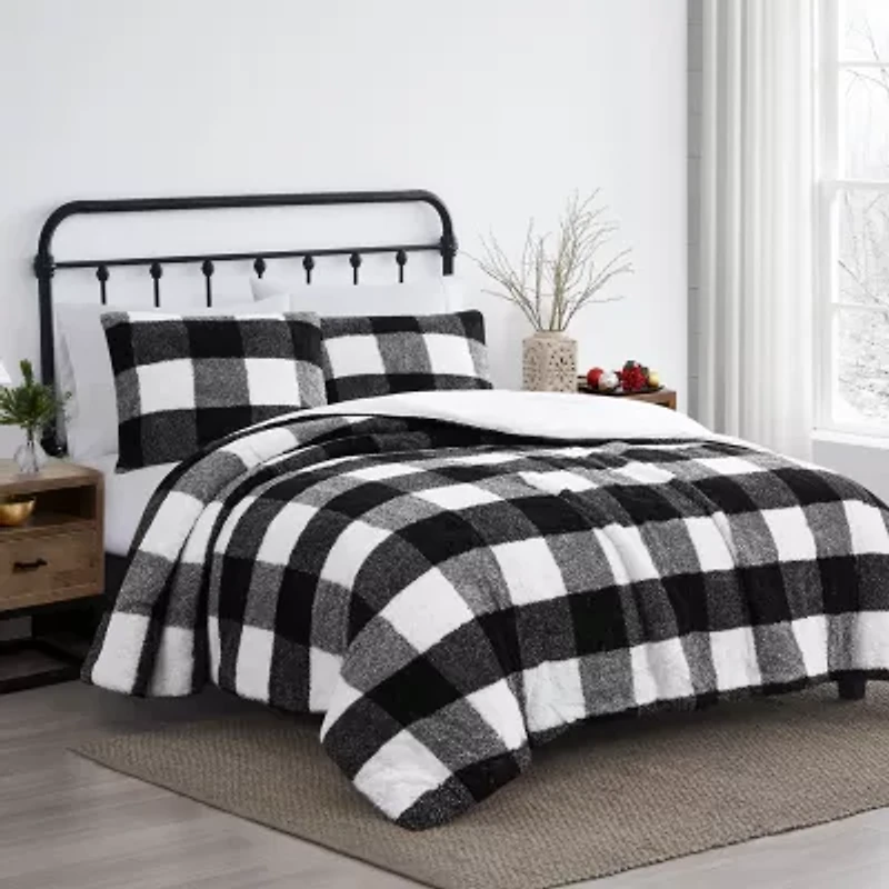 Cannon Cozy Buffalo Check Easy Care Comforter Set