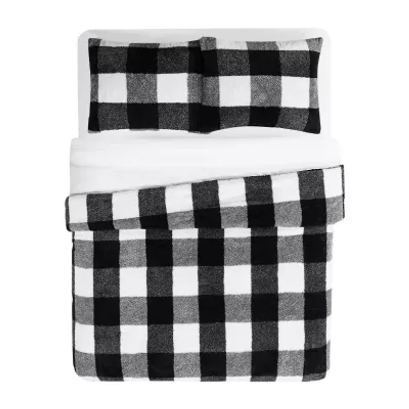 Cannon Cozy Buffalo Check Easy Care Comforter Set