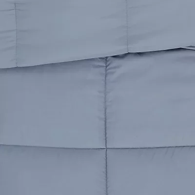 Truly Soft Solid Garment Washed Easy Care Comforter Set