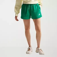 Nike Womens Mid Rise Drawstring Waist Active Pull-On Short