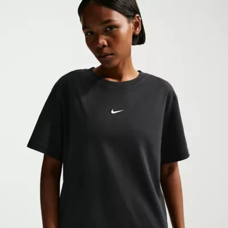 Nike Womens Crew Neck Short Sleeve Active T-Shirt