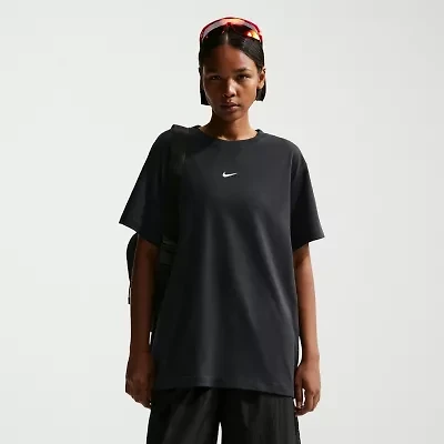 Nike Womens Crew Neck Short Sleeve Active T-Shirt