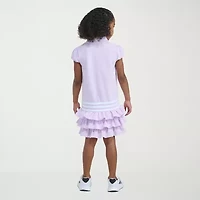 adidas Little Girls Short Sleeve T-Shirt Dress