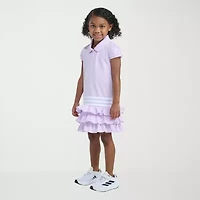 adidas Little Girls Short Sleeve T-Shirt Dress