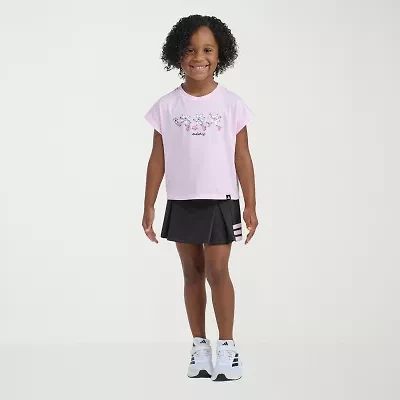 adidas Little Girls 2-pc. Skort Set