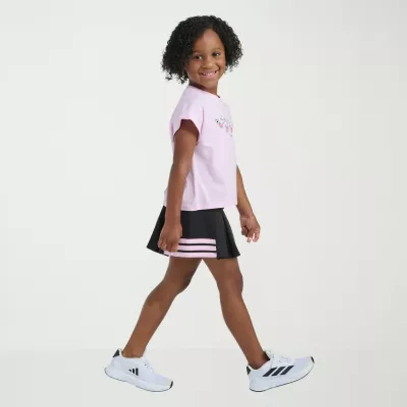 adidas Little Girls 2-pc. Skort Set
