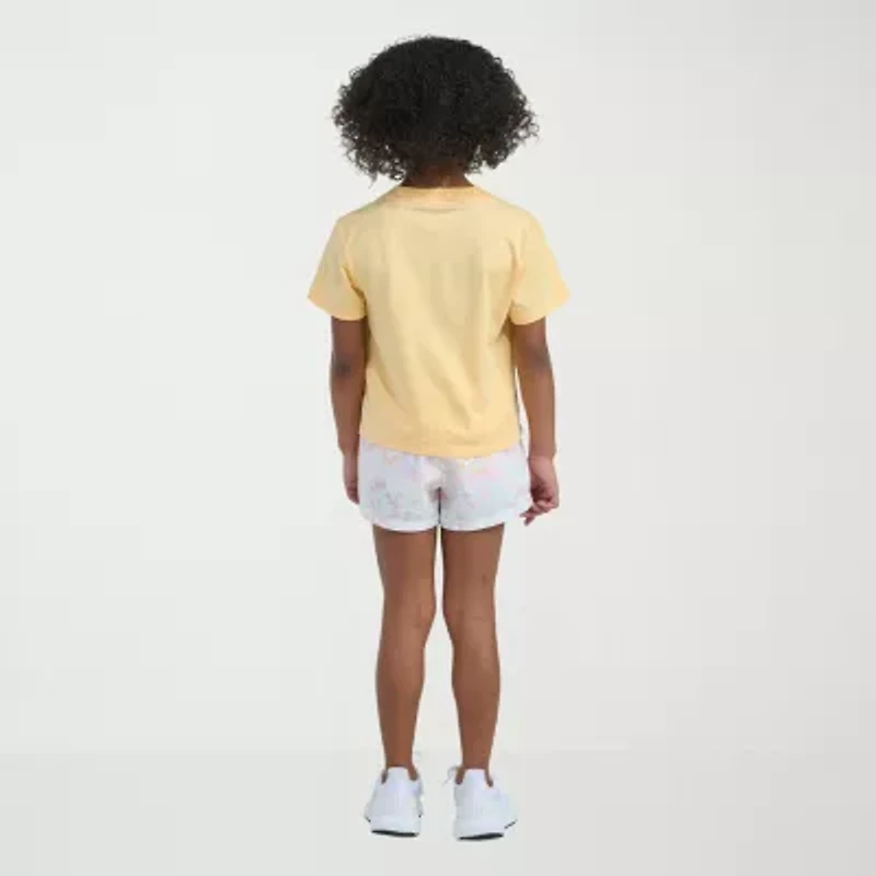 adidas Little Girls 2-pc. Short Set