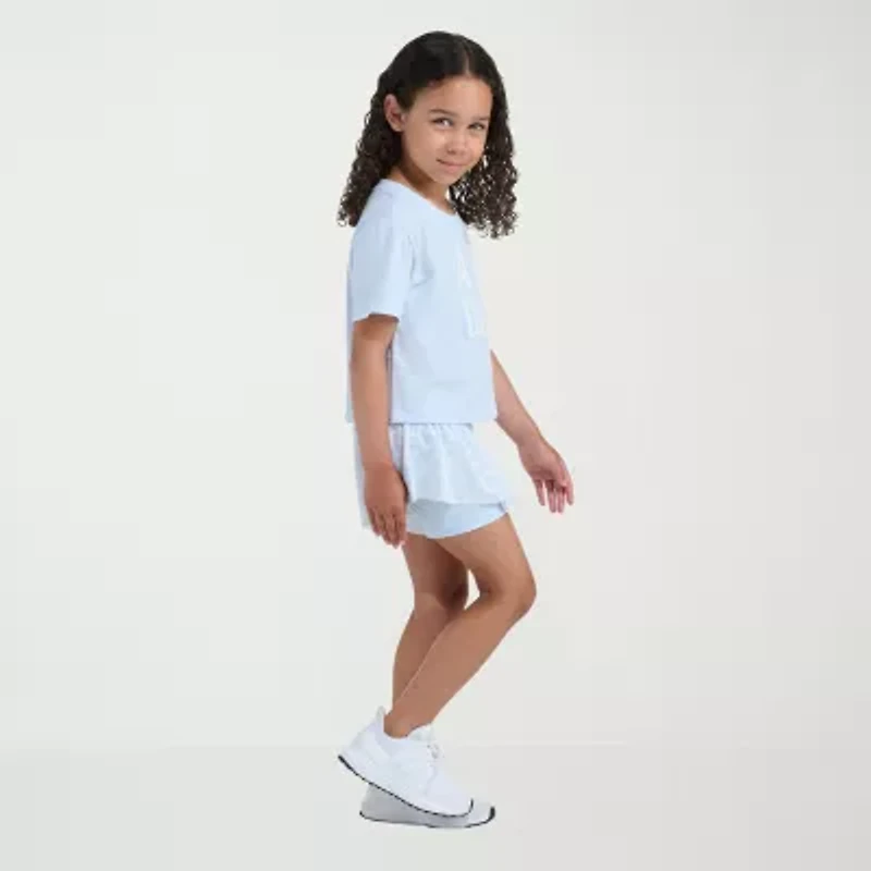 adidas Little Girls 2-pc. Short Set