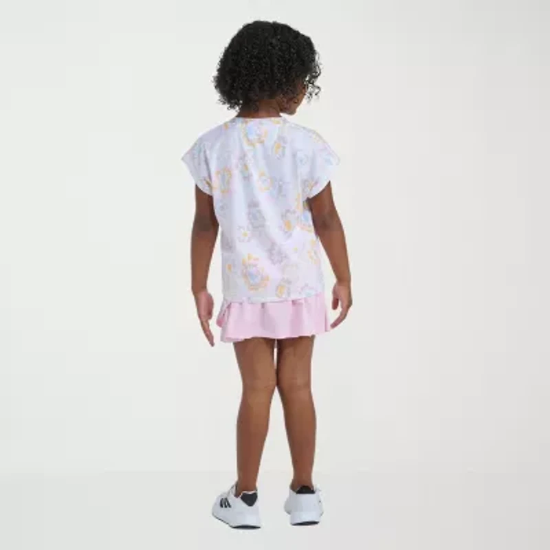 adidas Little Girls 2-pc. Skort Set