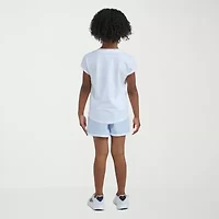 adidas Little Girls 2-pc. Short Set