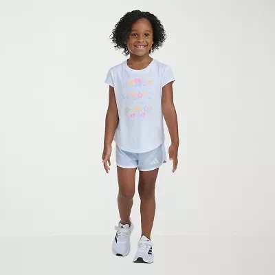 adidas Little Girls 2-pc. Short Set