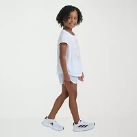 adidas Little Girls 2-pc. Short Set