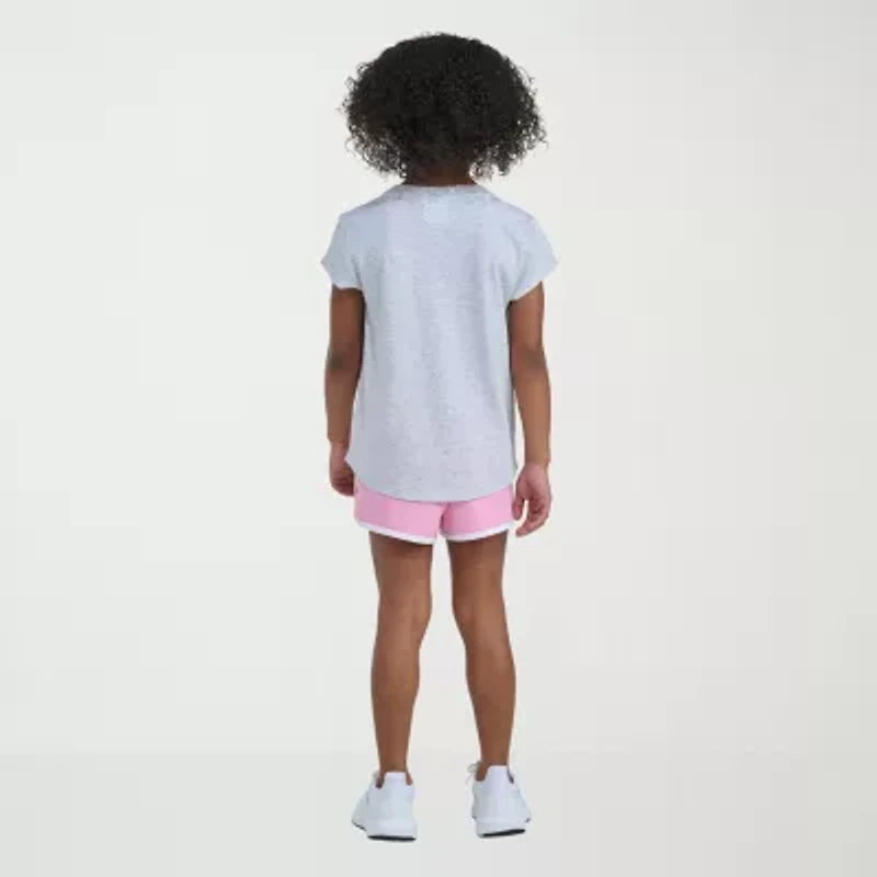 adidas Little Girls 2-pc. Short Set
